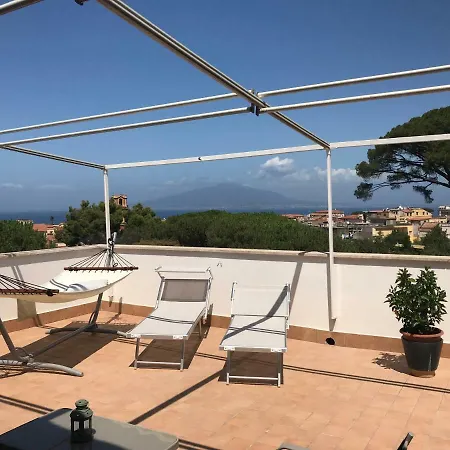 Lägenhet Casa Bice Amazing View Of Vesuvius With Pool